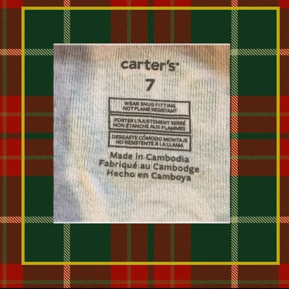 Carter’s Christmas Cotton Pajama Top